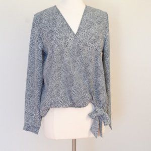 Olivia Graye Womens Wrap style Blouse